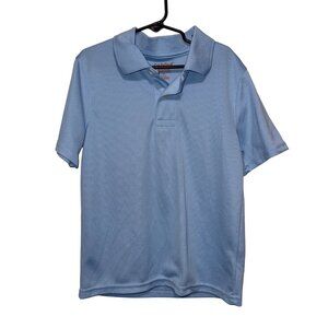 Cat & Jack Boys Light Blue Polo Shirt M Uniform Schoolwear
